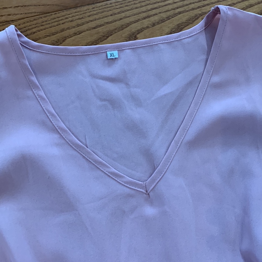 💛2/$20 Dusk pink feminine dress XL - Picture 2 of 7